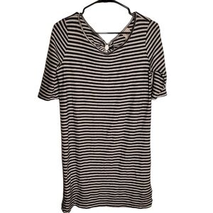 𝅺WE the Free Striped Dress with Open Back Detail